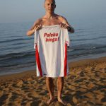 Plaża na Krecie, zdjęcie trochę kretyńskie, specjalnie